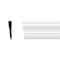 Ekena Millwork WM445 - 3 1/4"H x 5/8"P x 96"L Casing Moulding, PVC WM445X96SWPV - alternate 1